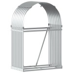 vidaXL Suport pentru bușteni, argintiu, 80x45x120 cm, oțel galvanizat vidaXL Suport pentru bușteni, argintiu, 80x45x120 cm, oțel galvanizat