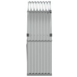 vidaXL Suport pentru bușteni, argintiu, 120x45x140 cm, oțel galvanizat vidaXL Suport pentru bușteni, argintiu, 120x45x140 cm, oțel galvanizat