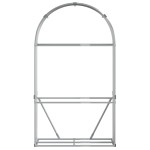 vidaXL Suport pentru bușteni, argintiu, 120x45x210 cm, oțel galvanizat vidaXL Suport pentru bușteni, argintiu, 120x45x210 cm, oțel galvanizat