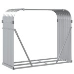 vidaXL Suport pentru bușteni, argintiu, 120x45x100 cm, oțel galvanizat vidaXL Suport pentru bușteni, argintiu, 120x45x100 cm, oțel galvanizat