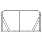 vidaXL Suport pentru bușteni, argintiu, 180x45x100 cm, oțel galvanizat