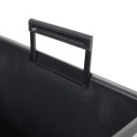 vidaXL Jardinieră cu interior detașabil, maro, 21 / 49 L, PP ratan