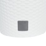 vidaXL Jardinieră cu interior detașabil, alb, 15 / 15,3 L, PP ratan vidaXL Jardinieră cu interior detașabil, alb, 15 / 15,3 L, PP ratan