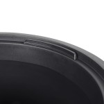 vidaXL Jardinieră cu interior detașabil, antracit 18 / 45 L PP canelat