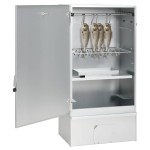 vidaXL Afumătoare grătar cu așchii lemn 44,5x29x83 cm, oțel galvanizat vidaXL Afumătoare grătar cu așchii lemn 44,5x29x83 cm, oțel galvanizat