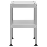 vidaXL Masa pentru cuptor afumătoare, 40x28x44,5 cm, oțel galvanizat vidaXL Masa pentru cuptor afumătoare, 40x28x44,5 cm, oțel galvanizat