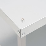 vidaXL Masa pentru cuptor afumătoare, 40x28x44,5 cm, oțel galvanizat vidaXL Masa pentru cuptor afumătoare, 40x28x44,5 cm, oțel galvanizat