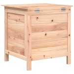 vidaXL Ladă depozitare de grădină 50x49x56,5 cm lemn masiv de brad vidaXL Ladă depozitare de grădină 50x49x56,5 cm lemn masiv de brad