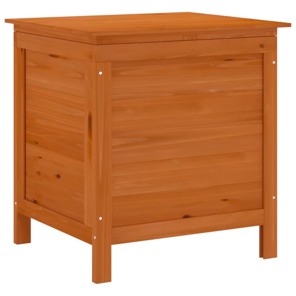 vidaXL Ladă depozitare grădină maro 50x49x56,5 cm lemn masiv brad