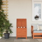 vidaXL Ladă depozitare grădină maro 50x49x56,5 cm lemn masiv brad vidaXL Ladă depozitare grădină maro 50x49x56,5 cm lemn masiv brad