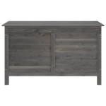 vidaXL Ladă depozitare grădină antracit 99x49,5x58,5cm lemn masiv brad vidaXL Ladă depozitare grădină antracit 99x49,5x58,5cm lemn masiv brad