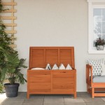 vidaXL Ladă depozitare de grădină 99x49,5x58,5 cm lemn masiv de brad vidaXL Ladă depozitare de grădină 99x49,5x58,5 cm lemn masiv de brad