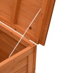 vidaXL Ladă depozitare de grădină 99x49,5x58,5 cm lemn masiv de brad vidaXL Ladă depozitare de grădină 99x49,5x58,5 cm lemn masiv de brad
