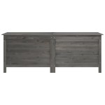 vidaXL Ladă depozitare grădină antracit 150x50x56,5 cm lemn masiv brad vidaXL Ladă depozitare grădină antracit 150x50x56,5 cm lemn masiv brad