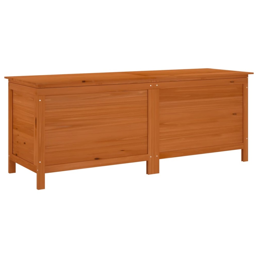 vidaXL Ladă depozitare grădină maro 150x50x56,5 cm lemn masiv brad