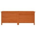 vidaXL Ladă depozitare grădină maro 150x50x56,5 cm lemn masiv brad vidaXL Ladă depozitare grădină maro 150x50x56,5 cm lemn masiv brad
