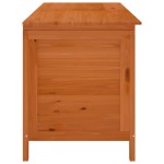 vidaXL Ladă depozitare grădină maro 150x50x56,5 cm lemn masiv brad vidaXL Ladă depozitare grădină maro 150x50x56,5 cm lemn masiv brad