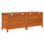 vidaXL Ladă depozitare grădină maro 150x50x56,5 cm lemn masiv brad vidaXL Ladă depozitare grădină maro 150x50x56,5 cm lemn masiv brad