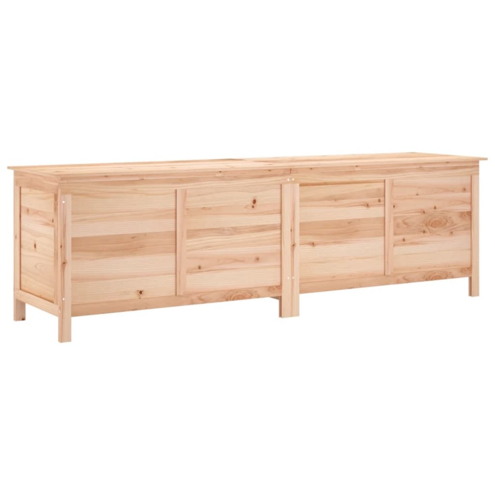 vidaXL Ladă de depozitare de grădină 198,5x50x56,5 cm lemn masiv brad