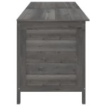 vidaXL Ladă depozitare grădină antracit 198,5x50x56,5 cm lemn brad vidaXL Ladă depozitare grădină antracit 198,5x50x56,5 cm lemn brad