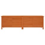 vidaXL Ladă depozitare grădină maro 198,5x50x56,5 cm lemn masiv brad vidaXL Ladă depozitare grădină maro 198,5x50x56,5 cm lemn masiv brad