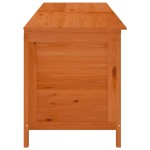 vidaXL Ladă depozitare grădină maro 198,5x50x56,5 cm lemn masiv brad vidaXL Ladă depozitare grădină maro 198,5x50x56,5 cm lemn masiv brad