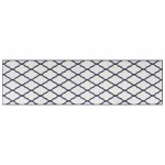 vidaXL Covor de exterior, bleumarin/alb, 80x250 cm, design reversibil vidaXL Covor de exterior, bleumarin/alb, 80x250 cm, design reversibil