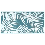 vidaXL Covor de exterior, acvamarin/alb, 80x150 cm, design reversibil vidaXL Covor de exterior, acvamarin/alb, 80x150 cm, design reversibil