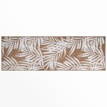 vidaXL Covor de exterior, maro și alb, 80x250 cm, design reversibil vidaXL Covor de exterior, maro și alb, 80x250 cm, design reversibil
