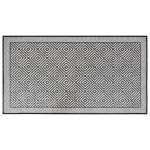 vidaXL Covor de exterior, gri și alb, 80x150 cm, design reversibil vidaXL Covor de exterior, gri și alb, 80x150 cm, design reversibil