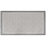 vidaXL Covor de exterior, gri și alb, 80x150 cm, design reversibil vidaXL Covor de exterior, gri și alb, 80x150 cm, design reversibil