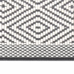 vidaXL Covor de exterior, gri și alb, 80x150 cm, design reversibil vidaXL Covor de exterior, gri și alb, 80x150 cm, design reversibil