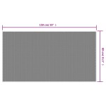 vidaXL Covor de exterior, gri și alb, 80x150 cm, design reversibil vidaXL Covor de exterior, gri și alb, 80x150 cm, design reversibil