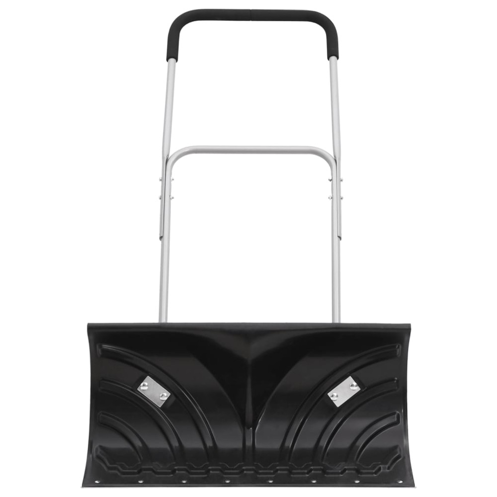 vidaXL Lopată de zăpadă cu mâner extensibil negru 66 cm lamă din oțel