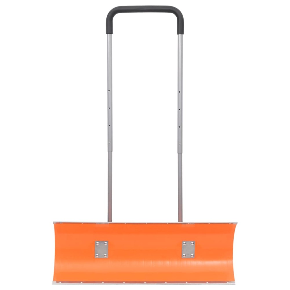 vidaXL Lopată de zăpadă mâner extensibil portocaliu 96cm lamă din oțel