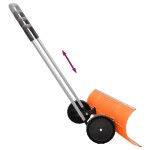 vidaXL Lopată de zăpadă mâner extensibil portocaliu 96cm lamă din oțel vidaXL Lopată de zăpadă mâner extensibil portocaliu 96cm lamă din oțel