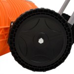 vidaXL Lopată de zăpadă mâner extensibil portocaliu 96cm lamă din oțel vidaXL Lopată de zăpadă mâner extensibil portocaliu 96cm lamă din oțel