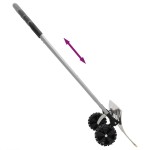 vidaXL Lopată de zăpadă mâner extensibil argintiu 61 cm lamă din oțel vidaXL Lopată de zăpadă mâner extensibil argintiu 61 cm lamă din oțel