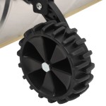 vidaXL Lopată de zăpadă mâner extensibil argintiu 61 cm lamă din oțel vidaXL Lopată de zăpadă mâner extensibil argintiu 61 cm lamă din oțel