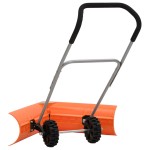 vidaXL Lopată zăpada cu unghi dublu mâner extensibil, portocaliu, oțel vidaXL Lopată zăpada cu unghi dublu mâner extensibil, portocaliu, oțel