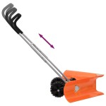 vidaXL Lopată zăpada cu unghi dublu mâner extensibil, portocaliu, oțel vidaXL Lopată zăpada cu unghi dublu mâner extensibil, portocaliu, oțel