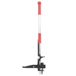 vidaXL Dispozitiv eliminare buruieni roșu & argintiu 99,5 cm aluminiu vidaXL Dispozitiv eliminare buruieni roșu & argintiu 99,5 cm aluminiu
