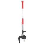 vidaXL Dispozitiv eliminare buruieni roșu & argintiu 99,5 cm aluminiu vidaXL Dispozitiv eliminare buruieni roșu & argintiu 99,5 cm aluminiu