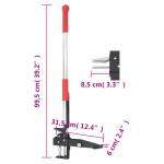 vidaXL Dispozitiv eliminare buruieni roșu & argintiu 99,5 cm aluminiu vidaXL Dispozitiv eliminare buruieni roșu & argintiu 99,5 cm aluminiu