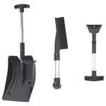 vidaXL Kit de lopată pentru zăpadă 3 în 1, negru, aluminiu vidaXL Kit de lopată pentru zăpadă 3 în 1, negru, aluminiu