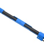 vidaXL Dispozitiv de colectare nuci, albastru, 127 cm, oțel vidaXL Dispozitiv de colectare nuci, albastru, 127 cm, oțel