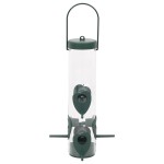 vidaXL Hrănitoare pentru păsări, 3 buc., verde închis, 17x17x32 cm vidaXL Hrănitoare pentru păsări, 3 buc., verde închis, 17x17x32 cm