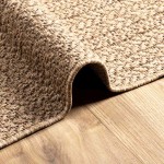 vidaXL Covor ZIZUR aspect iută, 80x150 cm, pentru interior și exterior vidaXL Covor ZIZUR aspect iută, 80x150 cm, pentru interior și exterior