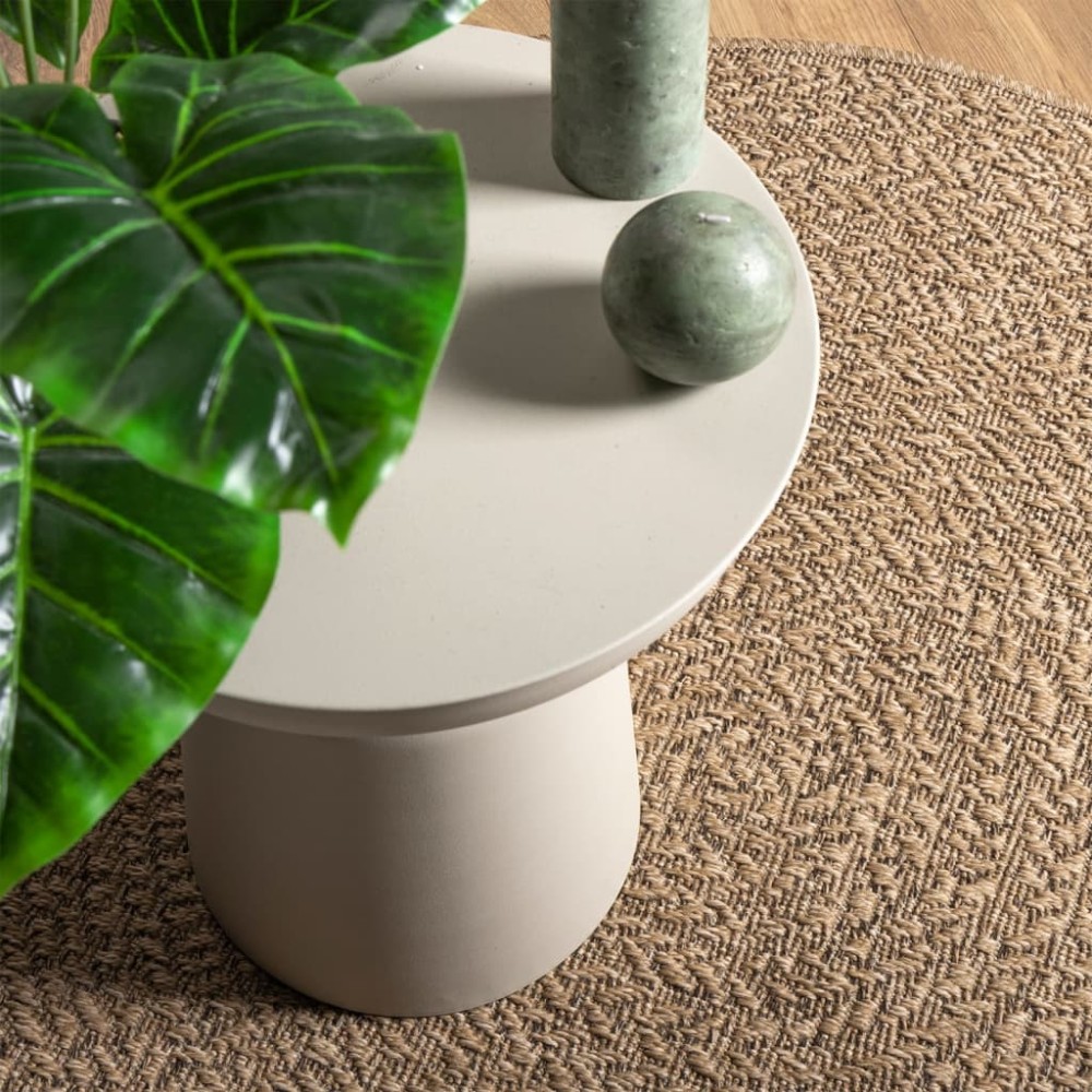 vidaXL Covor ZIZUR aspect iută, 90 cm, pentru interior și exterior
