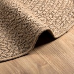 vidaXL Covor ZIZUR aspect iută, 90 cm, pentru interior și exterior vidaXL Covor ZIZUR aspect iută, 90 cm, pentru interior și exterior
